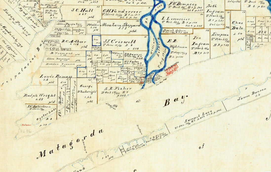 1896 Texas General Land Office P.F. Appell