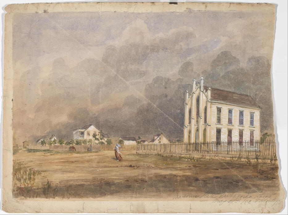 Thomas Flintoff Masonic Hall, Matagorda, Texas May 21, 1852.